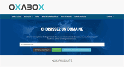 Desktop Screenshot of oxabox.com